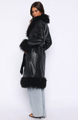 In My Space PU Jacket Black